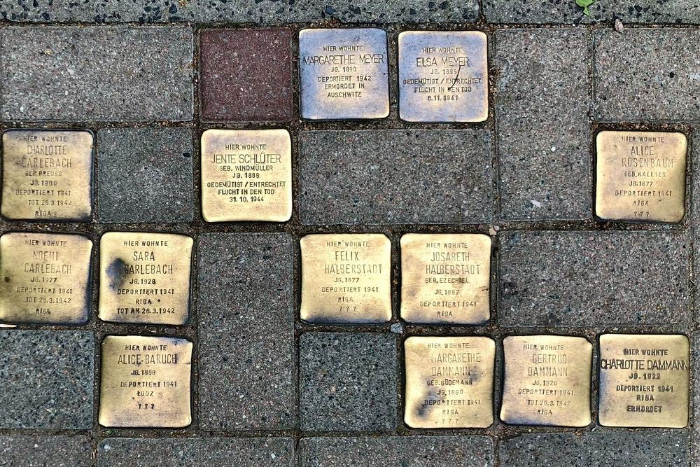 Stolpersteine Hallerstrae 76 #1