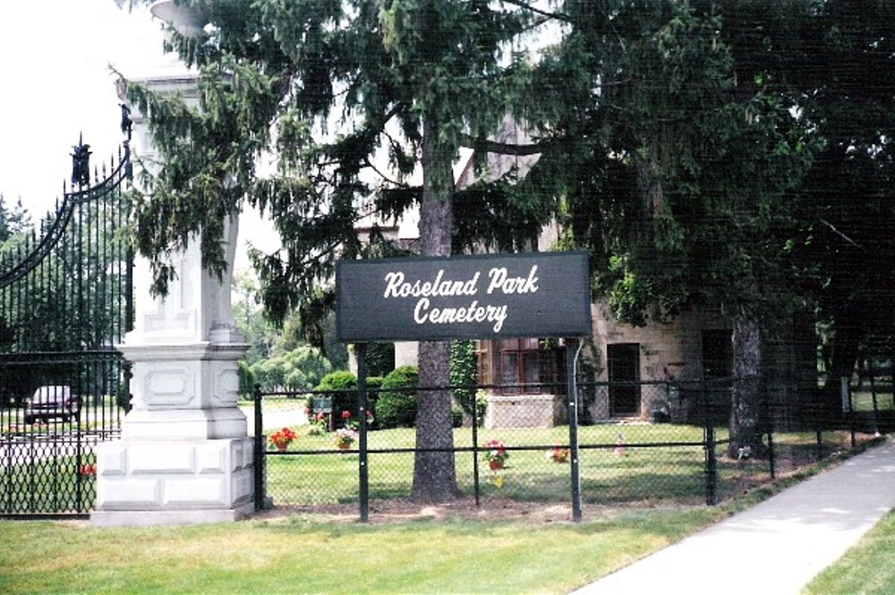 American War Graves Roseland Park Cemetery #1