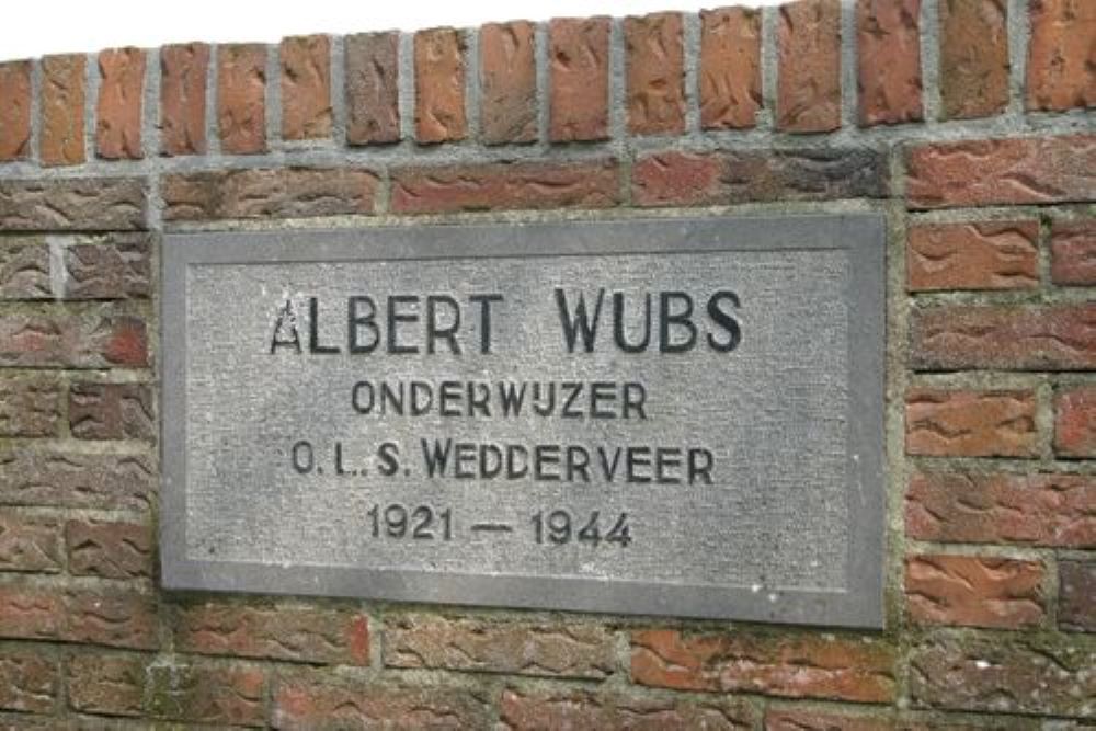 Gedenkbank Albert Wubs #2