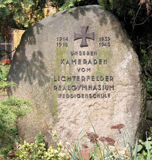 Oorlogsmonument Lichtenfelder Realgymnasium #1