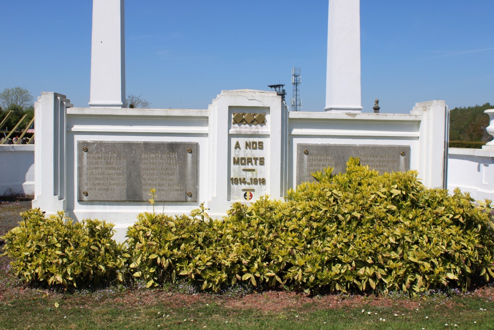 Oorlogsmonument Begraafplaats Frameries #1