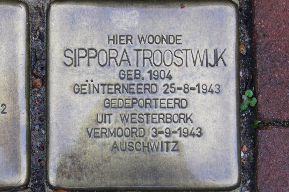 Stolpersteine Kraaipanstraat 29 #3