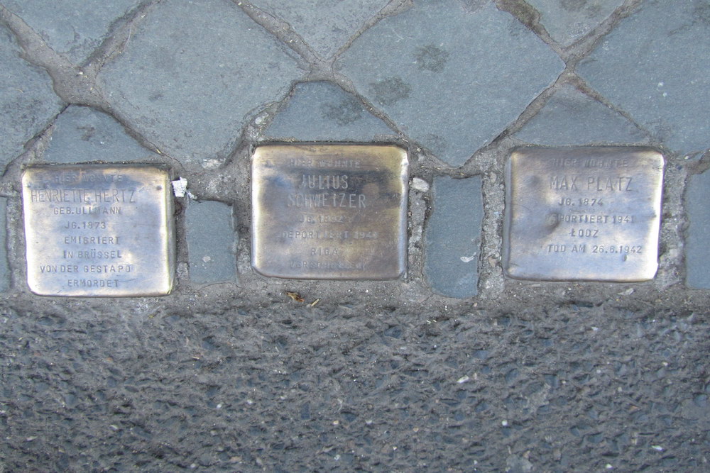 Stumbling Stones Lindenstraße 84 #1