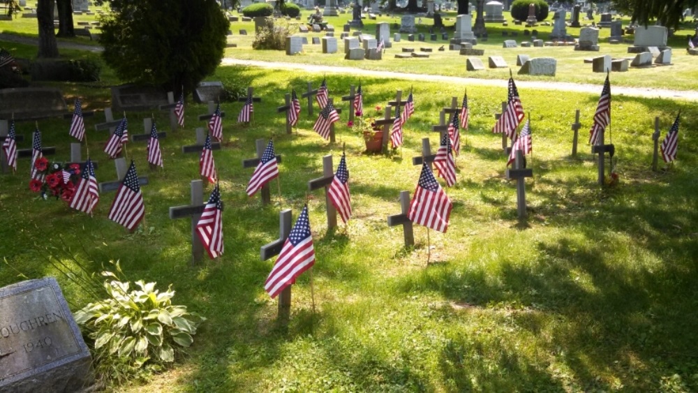 American War Graves Sylvan Lawn Cemetery #1