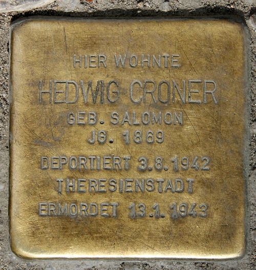 Stolpersteine Lenaustrae 21 #2