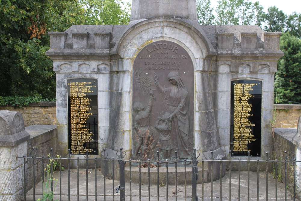 Monument Gexecuteerde Burgers 24 Augustus 1914 Latour #3