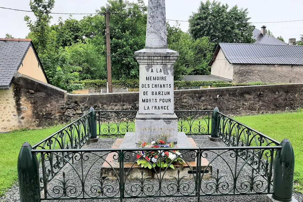 Oorlogsmonument Barzun