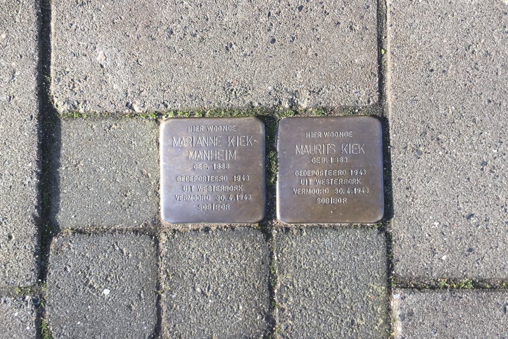 Stolpersteine Hilvertsweg 68