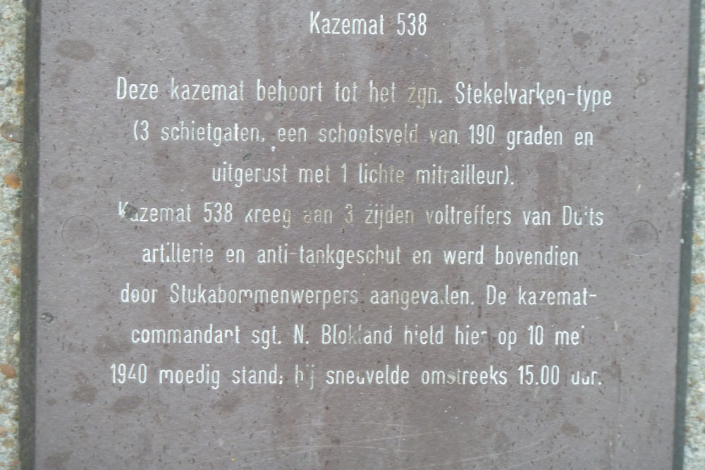 Peel-Raamstelling - Museum S-Kazemat 538 Blokland #2