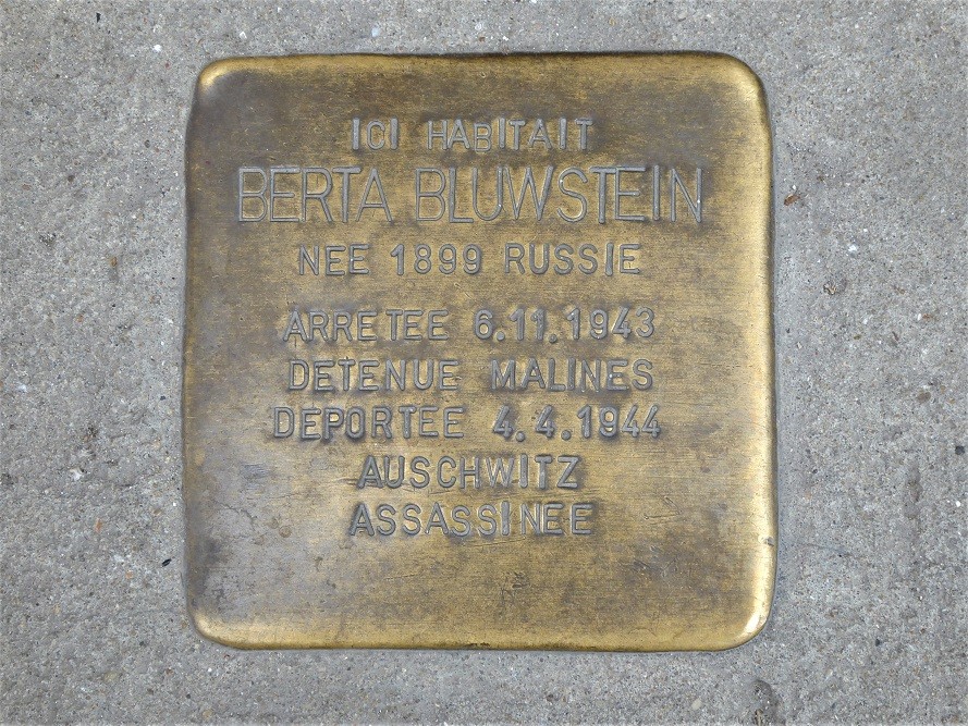 Stolperstein Huidevettersstraat 134 #2