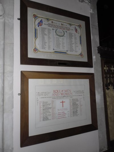 War Memorial All Saints Church East Stratton