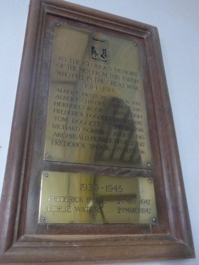 War Memorial All Saints Church #1