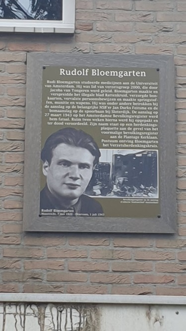 Memorial Plates De Aker Rudi Bloemgartensingel #2