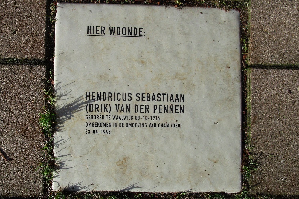 Memorial Stone Sint Crispijnstraat 78 #1