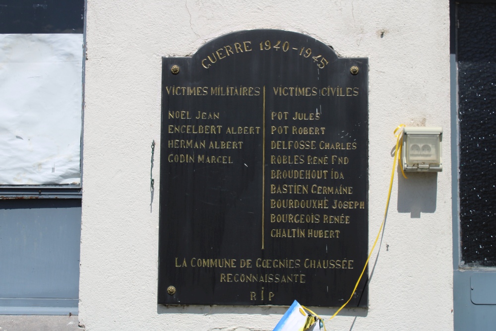 Memorials Second World War Goegnies-Chausse #2