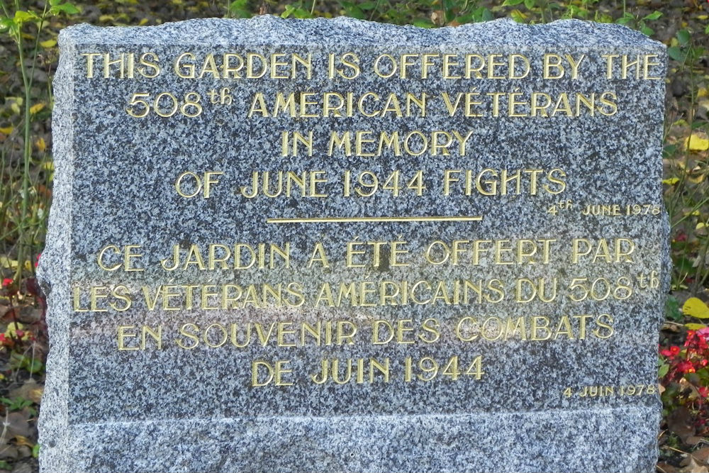 508th Parachute Infantry Regiment Memorial Garden #4