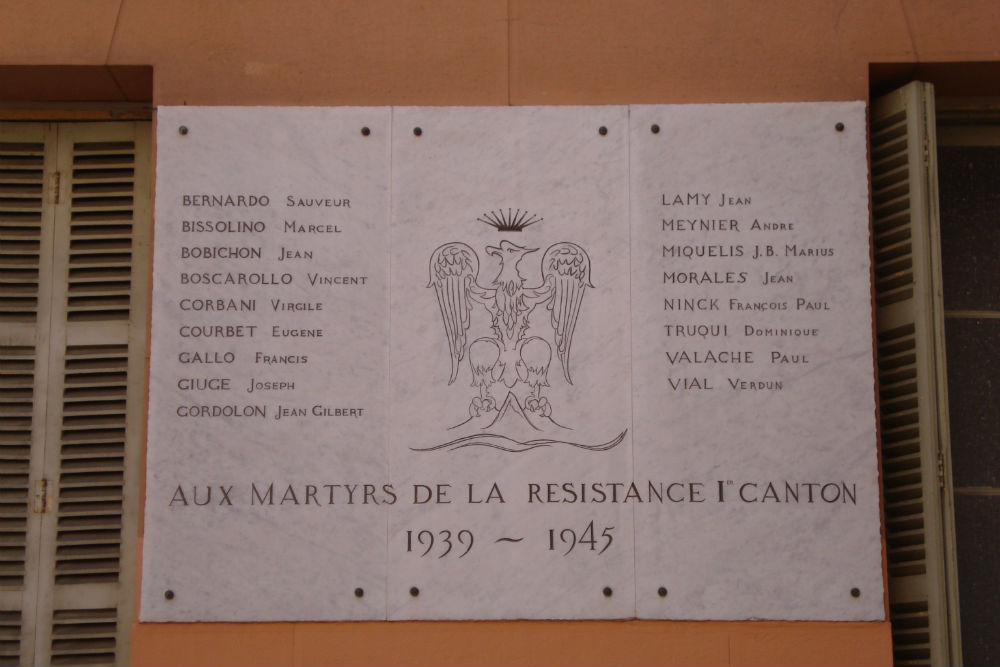 Gedenkteken Verzet Saint-Cezaire-sur-Siagne #1