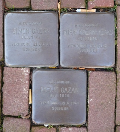 Stolpersteine Nobelstraat 85 #2