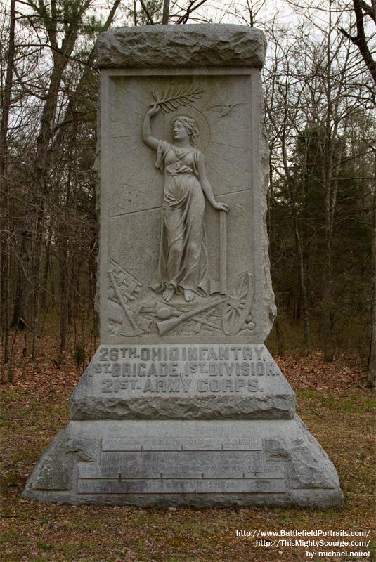 Monument 26th Ohio Infantry Regiment