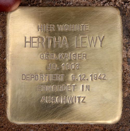 Stolpersteine Albrechtstrae 38 #3