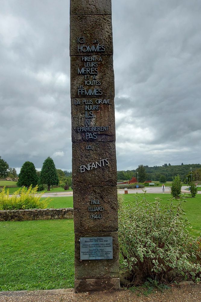 Monument Martelaren 10 Juni 1944 Oradour-sur-Glane #3