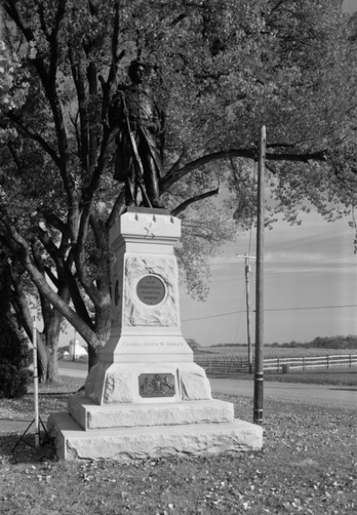 Monument 124th Pennsylvania Volunteer Infantry (Colonel Joseph W. Hawley) #1