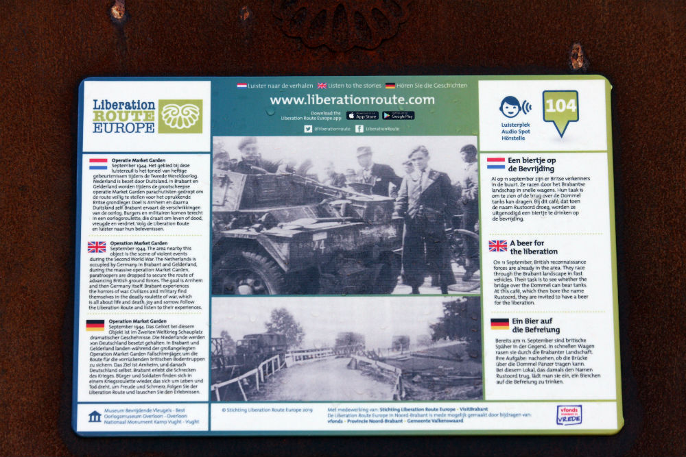 Liberation Route Marker 104: A beer for the liberation #2
