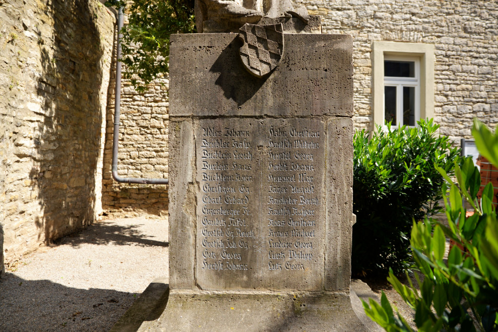 War Memorial Mainbernheim Worldwar 1 #4