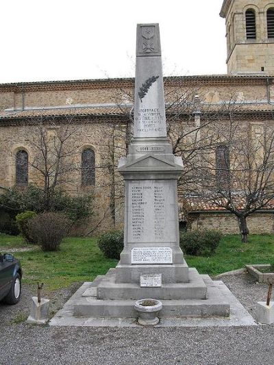 Oorlogsmonument Saint-Paul-le-Jeune #1