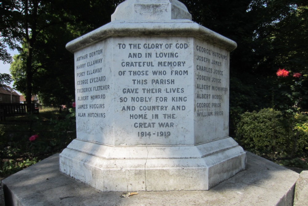 Oorlogsmonument Steventon