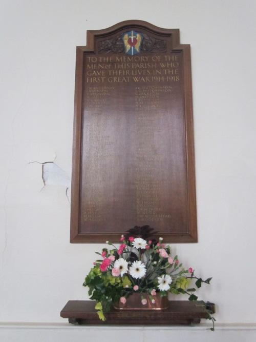Gedenktekens St Marys Church Burley in Wharfedale