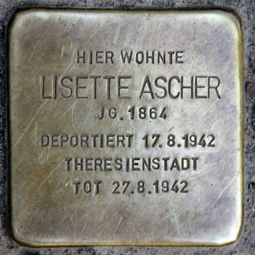 Stolperstein Jonasstrae 66