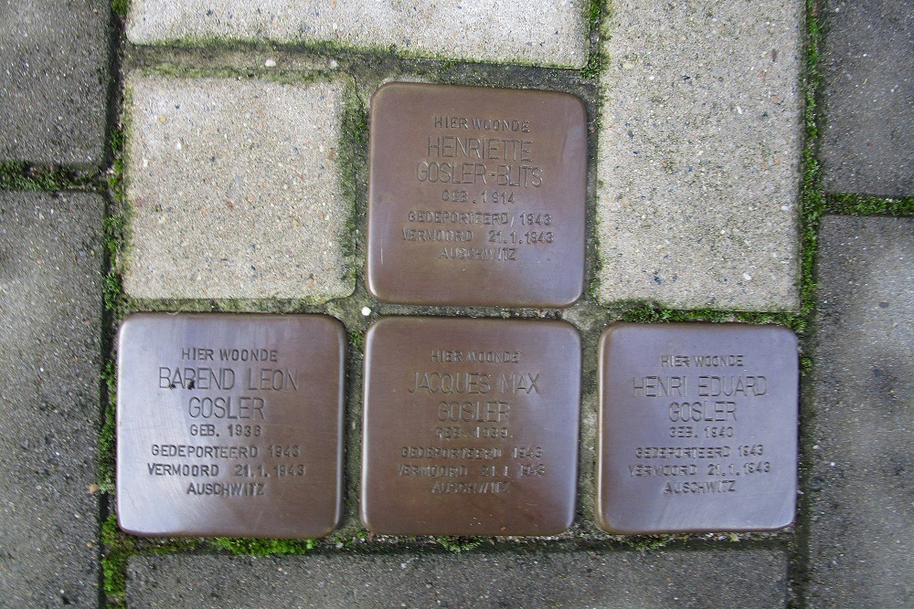 Stolpersteine Zwetstraat 44 #2