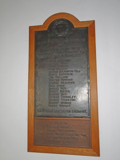 Oorlogsmonument All Saints Church #1