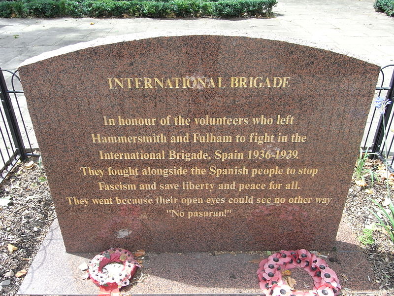 Monument Internationale Brigades Fulham