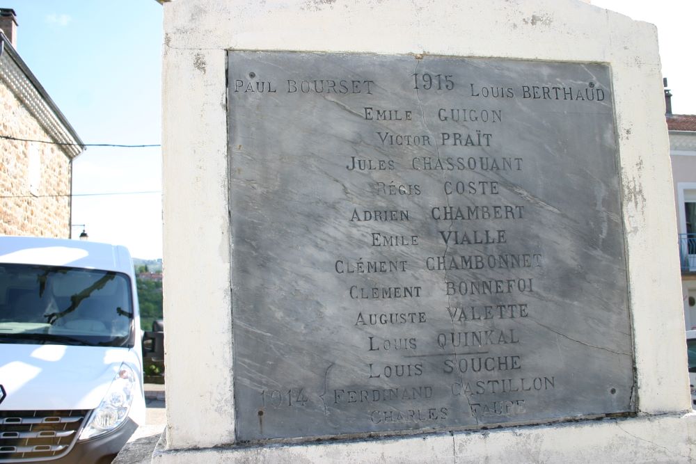War Memorial 1914-1918 Saint-Pierreville #2