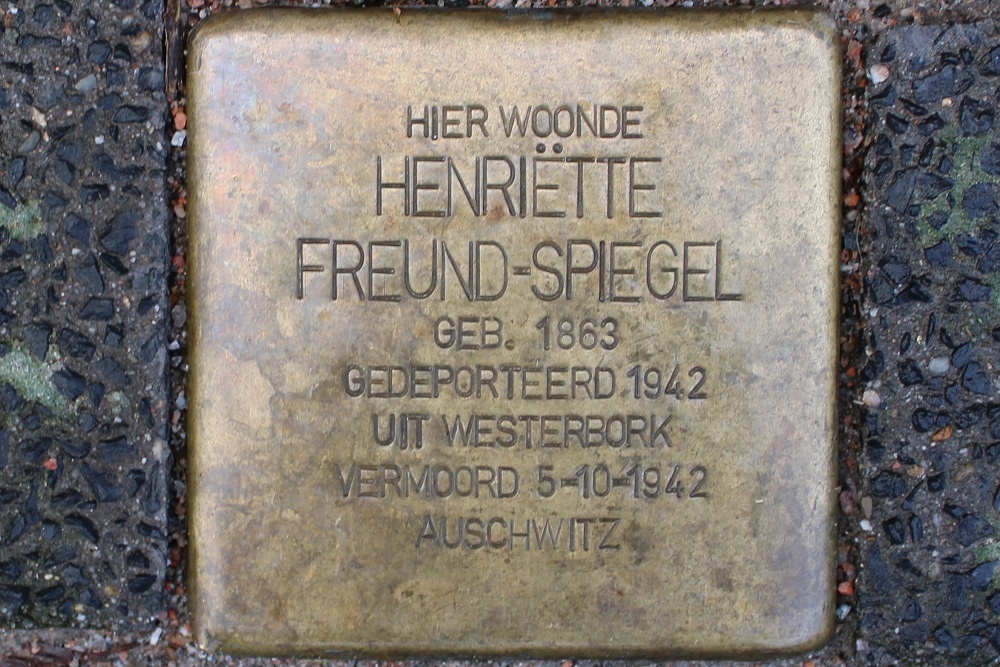 Stolpersteine Bloemhofstraat 14 #4