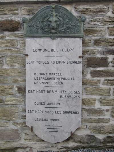 Oorlogsmonument Cheneux #3