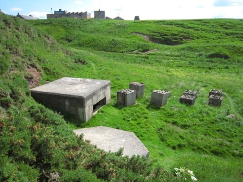 Vickers MG Bunker en Tankversperring Sandend