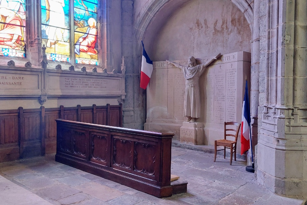 Oorlogsmonument Kerk Montbrison #2