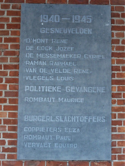 Oorlogsmonument Lokeren Heiende	 #4