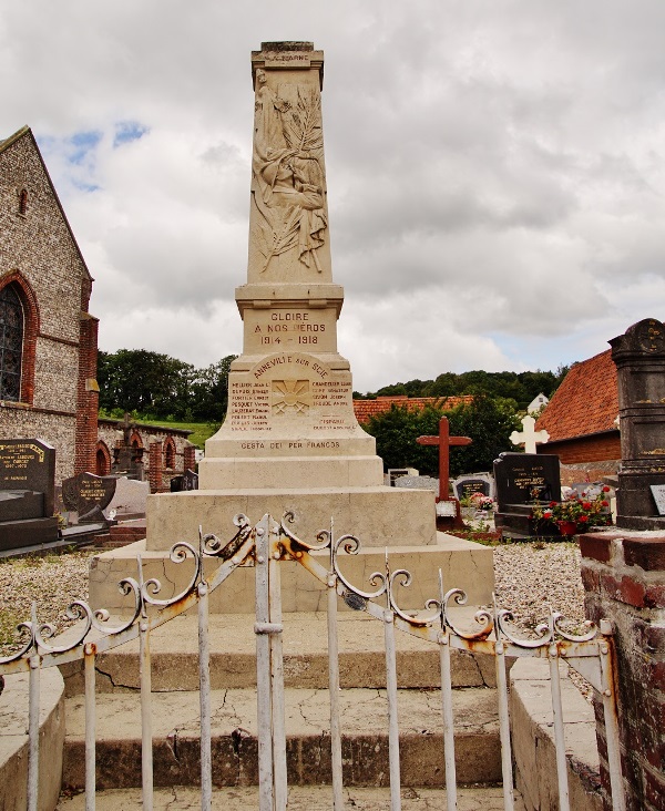 Monument Eerste Wereldoorlog Anneville-sur-Scie #1