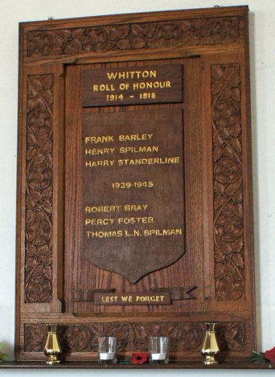 Oorlogsmonument Whitton Church #1