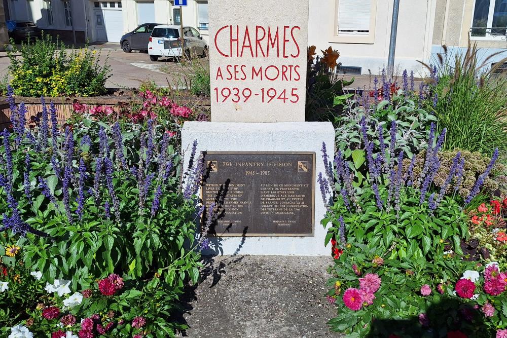 Memorial World War Two Charmes #2