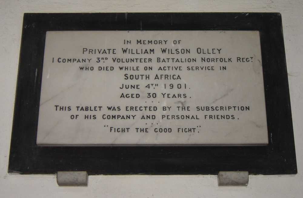 Memorial Pte. William Wilson Olley #1