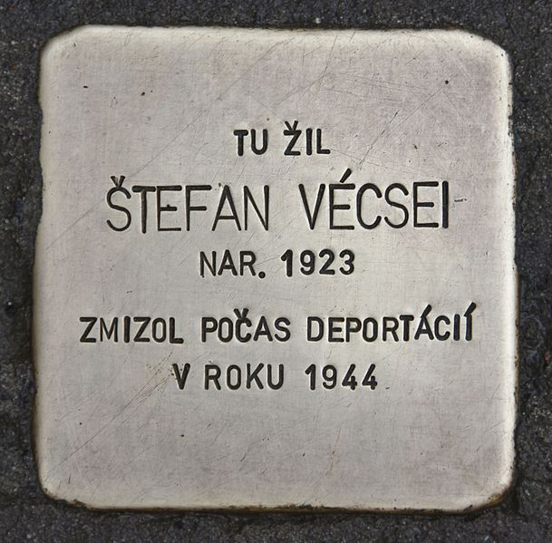 Stolpersteine Hlboka cesta 963/3 #1