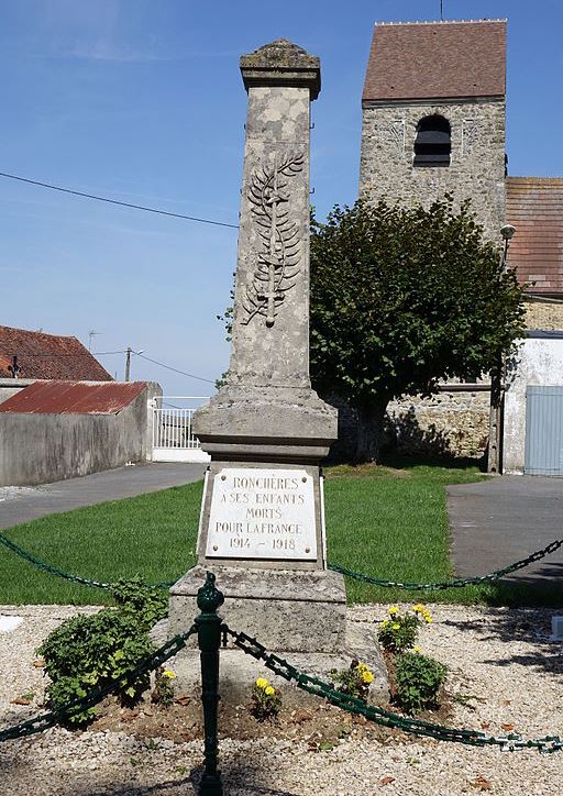 Oorlogsmonument Ronchres