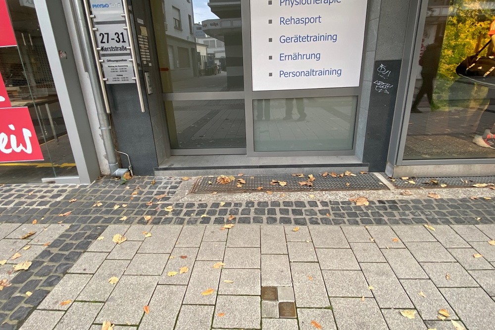 Stolpersteine Kerststraße 27-31 #2