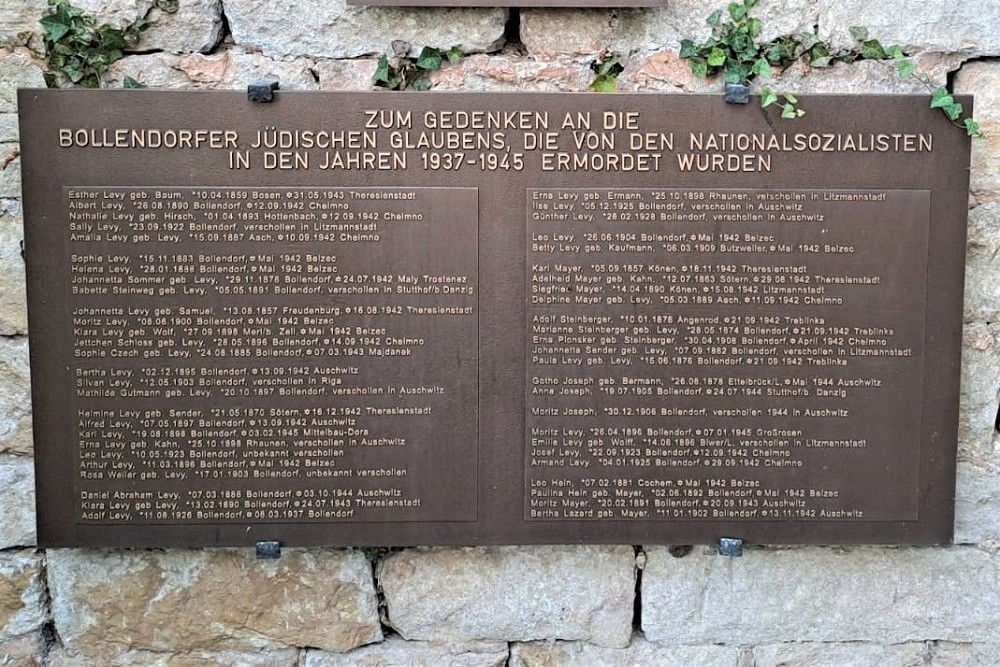 Jewish Memorial Bollendorf #4