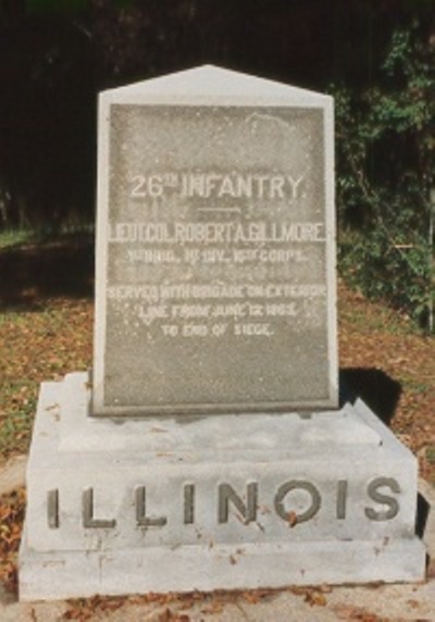 Monument 26th Illinois Infantry (Union)